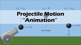 PROJECTILE MOTION | Physics Animation