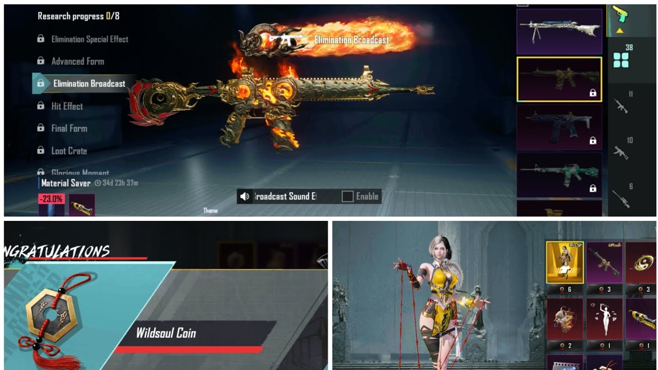 फायर एम416 ट्रिक 🔥 नया एम416 अपग्रेड स्किन अनलॉक करें | BGMI का नयाअल्टीमेट क्रेट खोलना#r222Himanshu