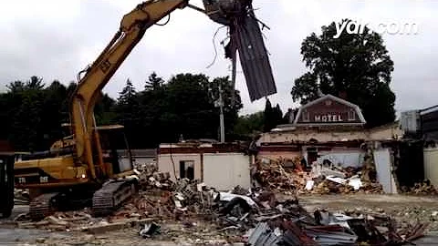 Demolition continues at the former Springettsbury Fire Station