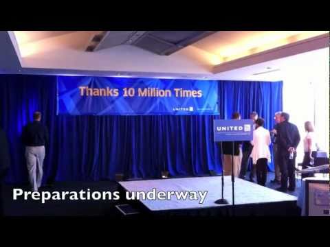 Tom Stuker's 10 Million Mile United Airlines Celeb...