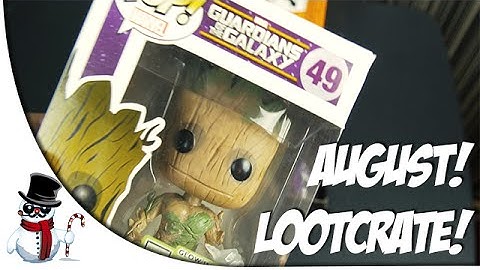 LootCrate Unboxing! TMNT And Guardians Of The Galaxy! | August Lootcrate!