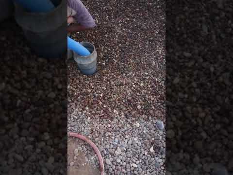 كيفية سحب الحصو للتبحير البئر