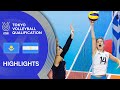 KAZAKHSTAN vs. ARGENTINA - Highlights Women | Volleyball Olympic Qualification 2019