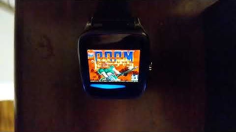 RetroArch on Zenwatch 2 with DS4 controller