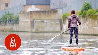 Breaking Paddleboard Records to Fight Pollution