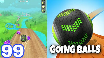 Going Balls Gameplay Walkthrough Level 99 #Shorts