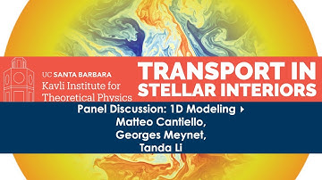Panel Discussion: 1D Modeling ▸ Matteo Cantiello, Georges Meynet, Tanda Li #TRANSTAR-C21