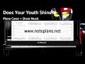 [โน้ตเปียโน] Does Your Youth Shine? - Choujinki Metalder theme