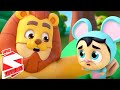 Lion and the Mouse | Nursery Rhymes & Baby Songs | Pretend Play Song | Stories with Super Supremes