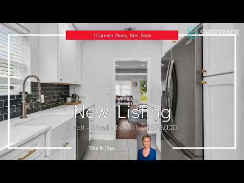 1 CARMEN PLACE, Red Bank, NJ home video tour