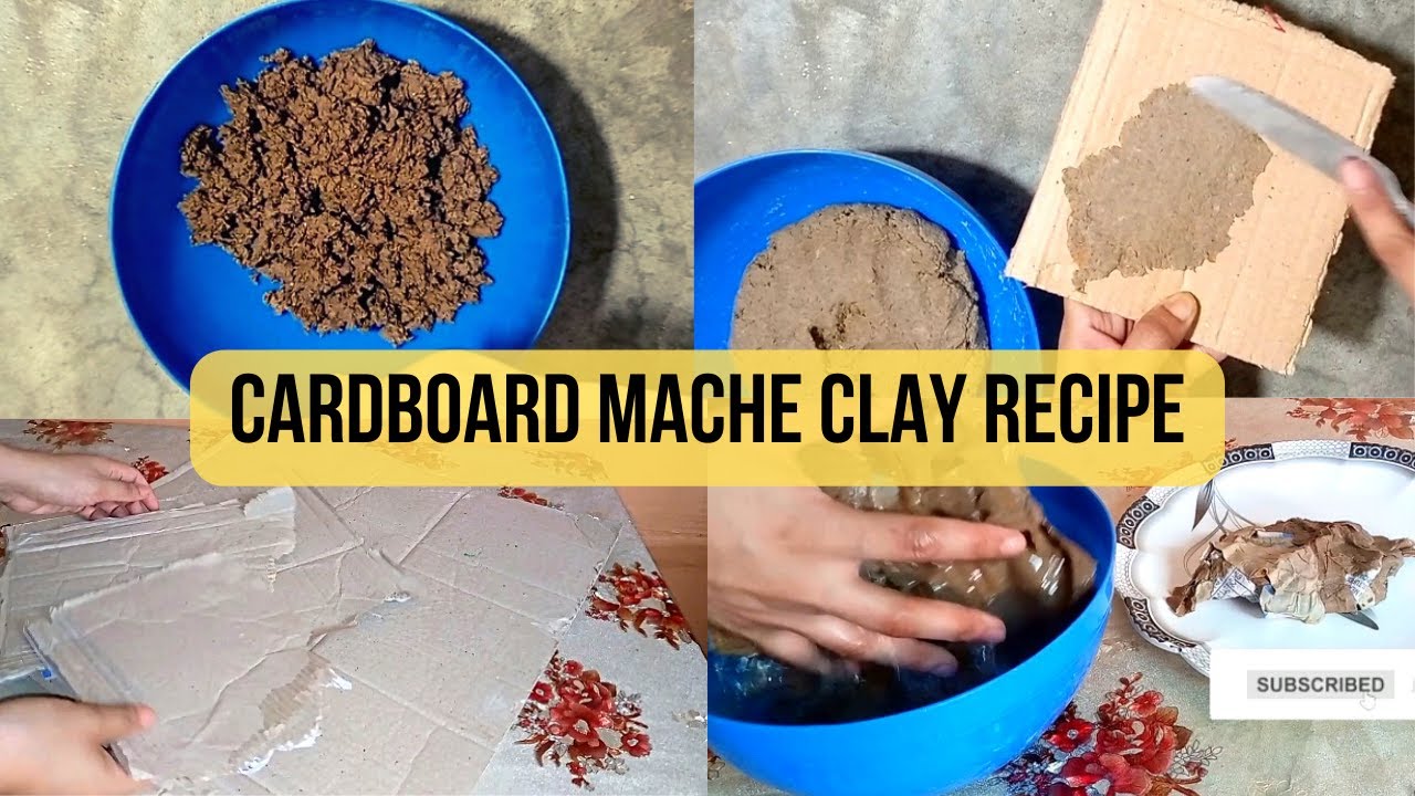 DIY Paper Clay Recipe How to make Paper Clay Paper Mache