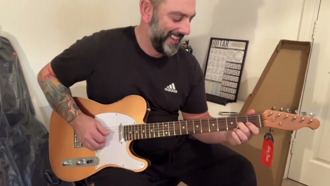 Harley Benton TE-25TH Firemist テレキャスター Harley Benton - TE-25th Anniversary - YouTube