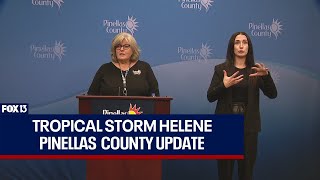 Tropical Storm Helene: Pinellas County providing update on storm prep
