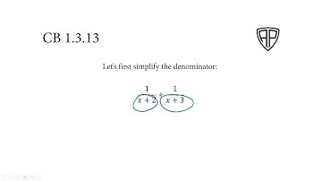 SAT Math College Board Test 1 Section 3 Problem 13 Simplifying Rational Expressions
