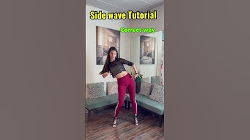 Side wave tutorial -body roll tutorial #bachata #salsa