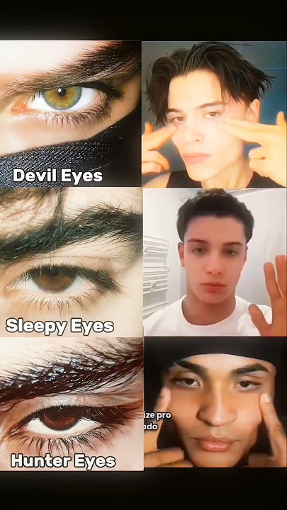 ✨ Eye Workout for Every Look: Devil, Sleepy, & Hunter Eyes! | Boost Your Aesthetic! #glowup #eye #up