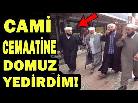 CAMİ ÇIKIŞI DOMUZ ETİ YEDİRDİM CEMAATE - Kamera Şakası Komedi