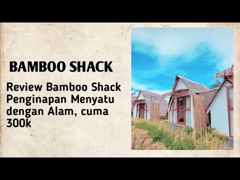 Review Bamboo Shack Penginapan Menyatu dengan Alam, cuma 300k - YouTube