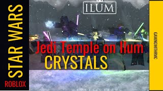 Come Trovare Il Cristallo Blu Scuro In Roblox Star Wars Jedi Temple Su Ilum Billon - roblox tjo ilum how to get dark black crystal youtube