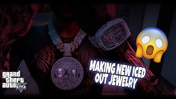 Making Iced Out Gang Chains In GTA 5 RP (FiveM) | Blender GTA 3D Modeling