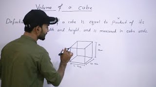 Volume Of A Cube Find Volume Basic Maths Hindiurdu Mathuse