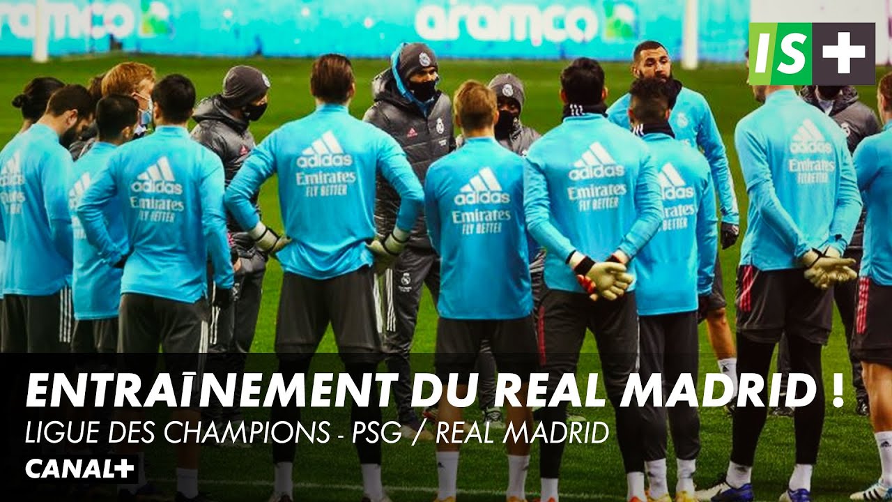 L'entraînement du Real Madrid avant le duel face au PSG - Ligue des Champions