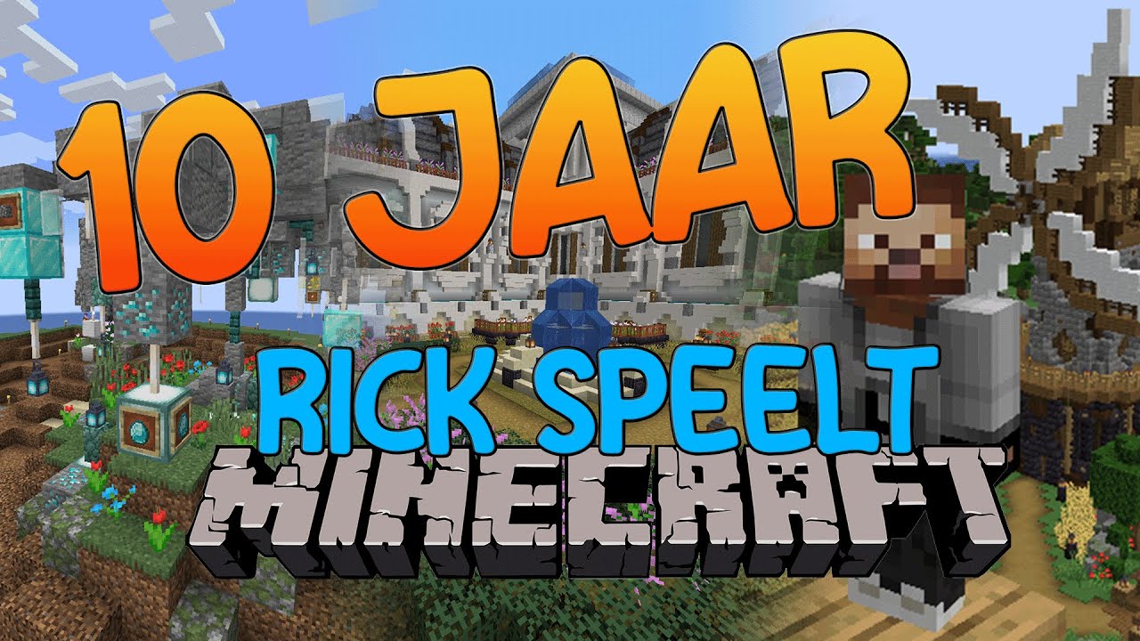 Ik speelde 10 jaar Minecraft survival en dit gebeurde er! - Rick Speelt ...