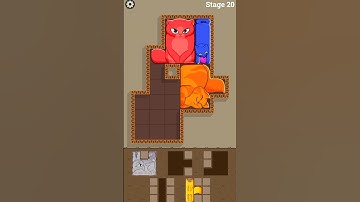 Relaxing Blocks Game - Puzzle Cats - Stage 20 #puzzle Best Game