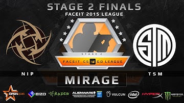 NiP vs TSM - Mirage (FACEIT Stage 2 Finals)