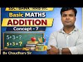 SSC Bank RRB Maths | Basic Maths Addition Concept – 7 | Trick | By Chaudhary Sir
