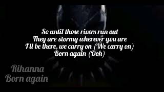 Rihanna -  Born again (official lyric video from \\