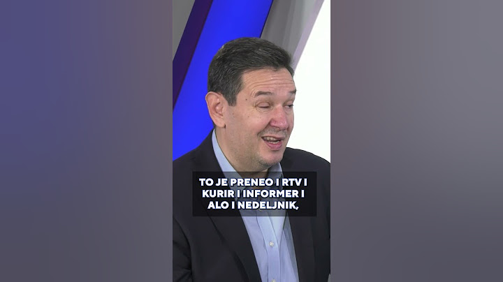 Nemanja Šarović - Nema objektivnog izveštavanja!