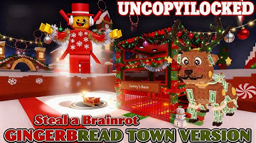 Steal a Brainrot Uncopylocked GINGERBREAD TOWN UPDATE | Roblox Studio Tutorial