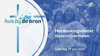 Herdenkingsdienst Slavernijverleden 240629