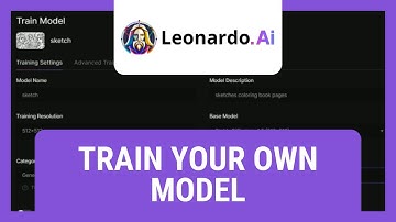 Leonardo AI: Train Model