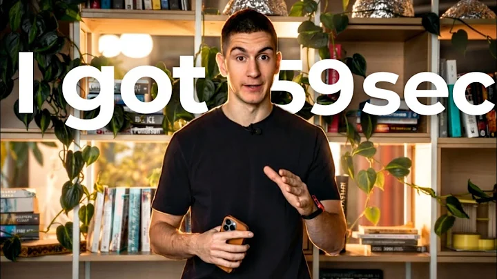 How To Make Your Videos Look Professional in 59 Seconds