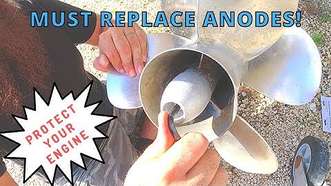 How to REPLACE zinc ANODES - Mercruiser BRAVO 3 Outdrive