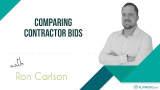 Comparing Contractor Bids - Ron Carlson