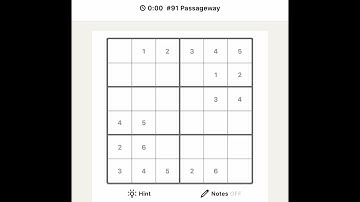 LinkedIn Sudoku Puzzle #91 Today