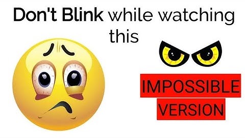 Try Not To Blink While Watching this video 😣
