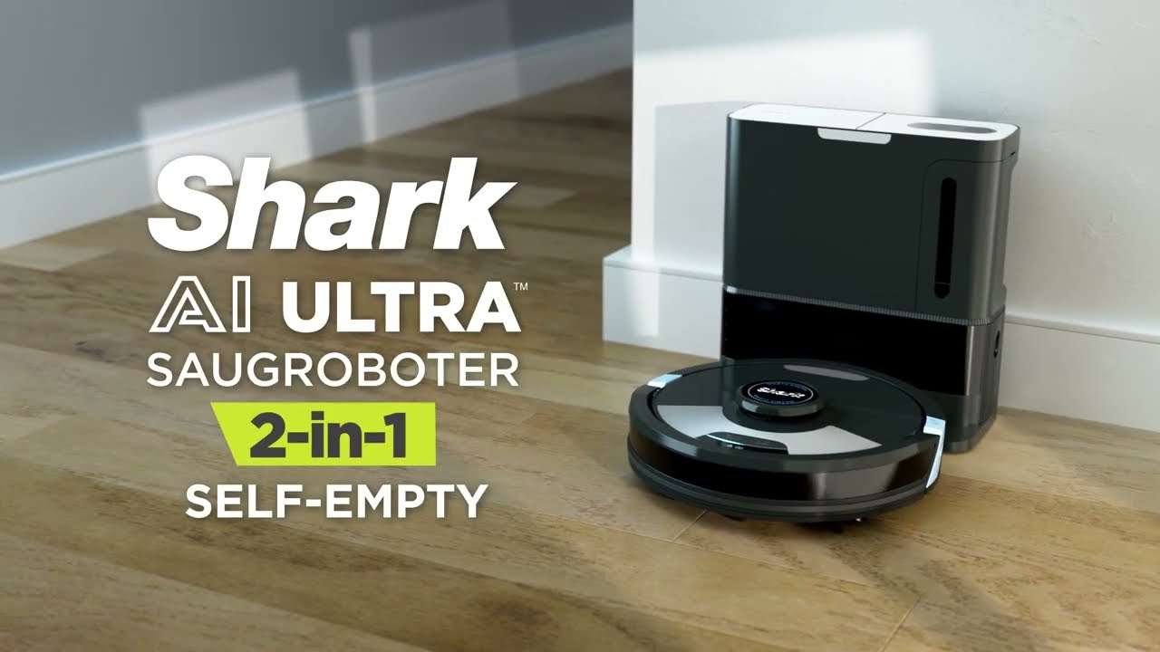 Shark AI ULTRA Saugroboter RV2600WSEU Self-Empty 2-in-1 - YouTube