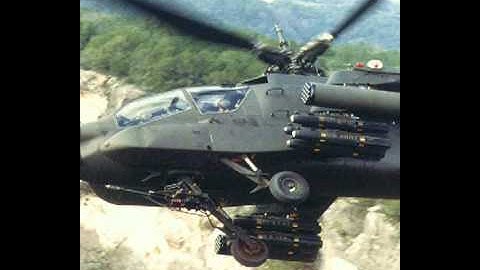 Tribute to Ah-64D Apache helicopters