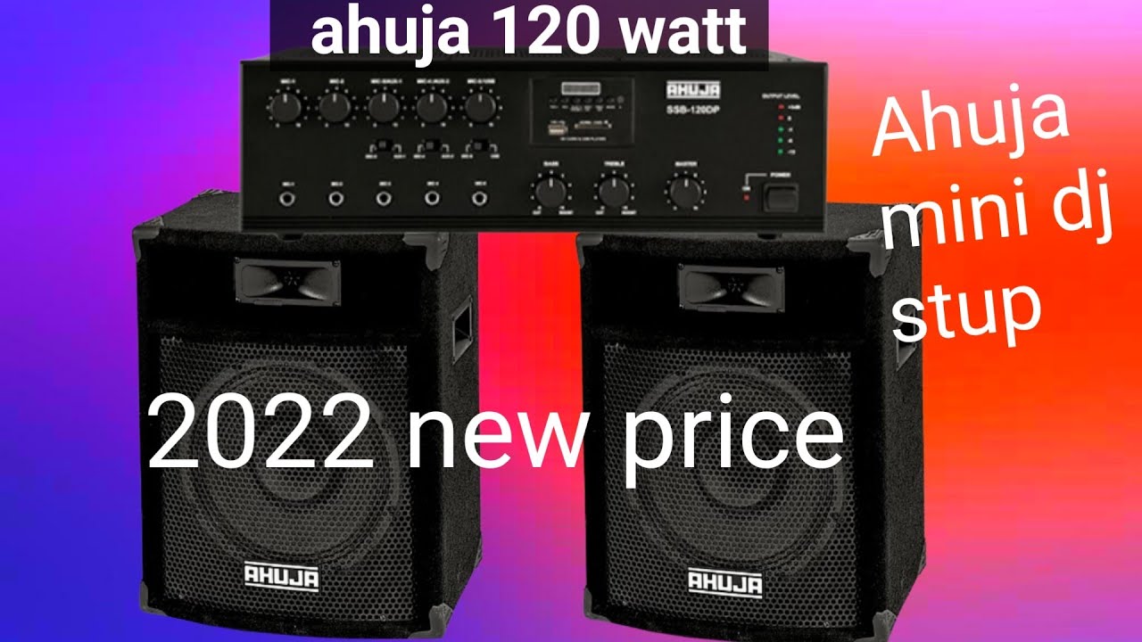 Ahuja 120 watt amplifier 2022 price and Ahuja 120DX box 100watt Ahuja