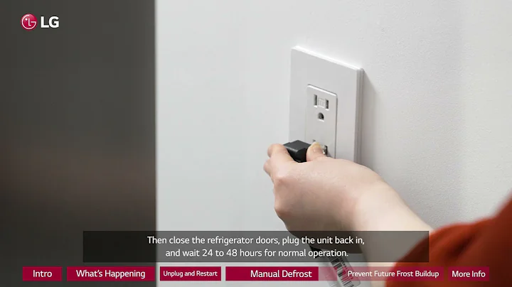 [LG Refrigerators] Resolving An FF Error Code On A Refrigerator