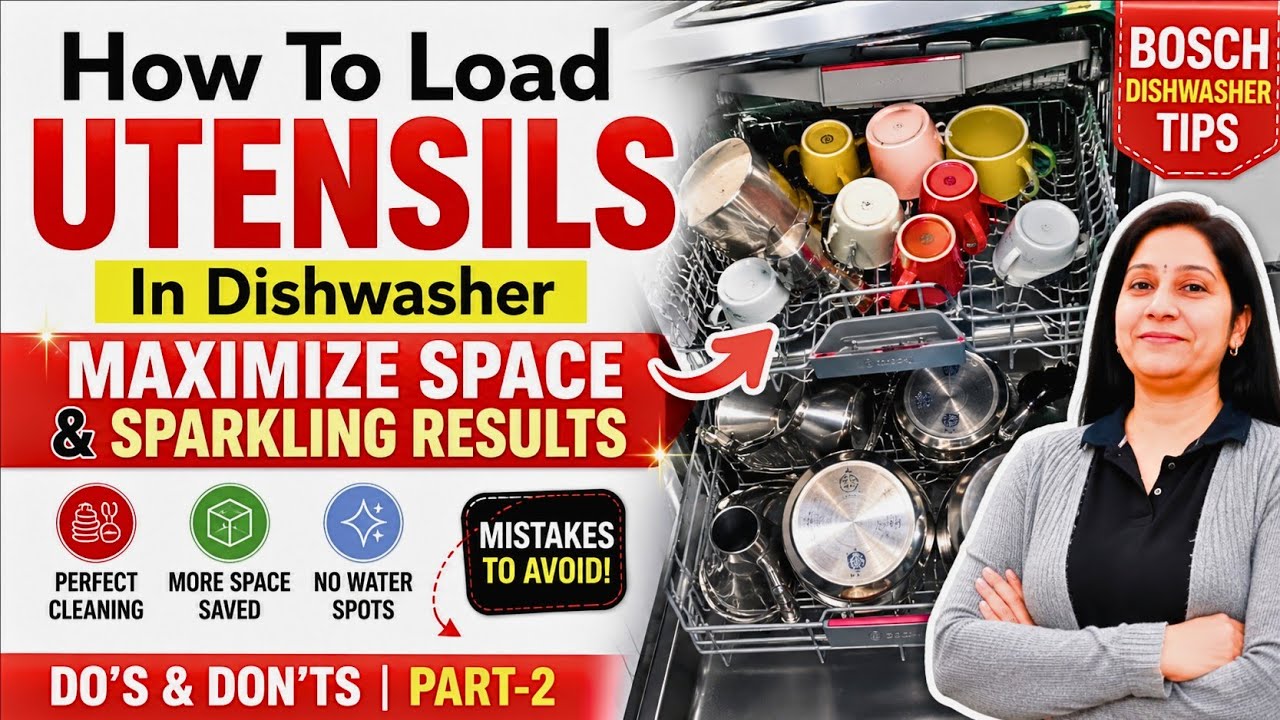 How To Load Utensils in Dishwasher to Maximize Space & Sparkling ...