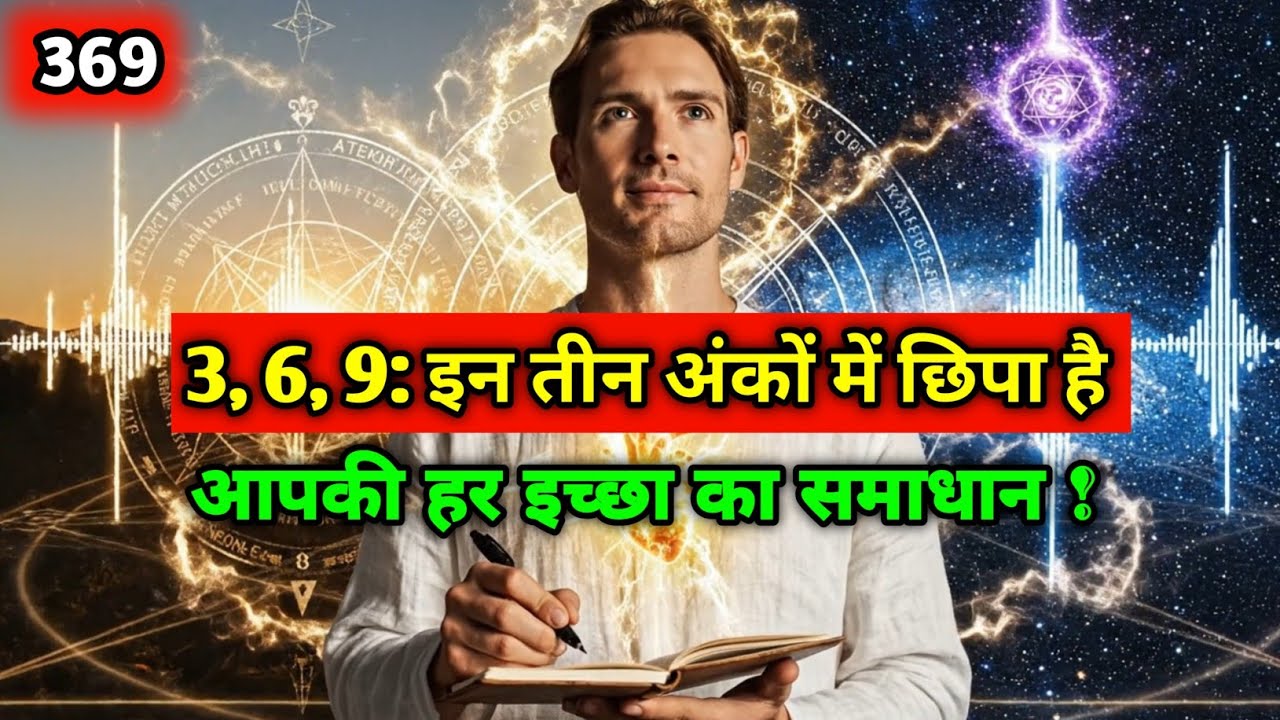 🔑 ब्रह्मांड का 'गुप्त Password' मिल गया: 3-6-9 का रहस्य | Tesla's Secret 369 Code