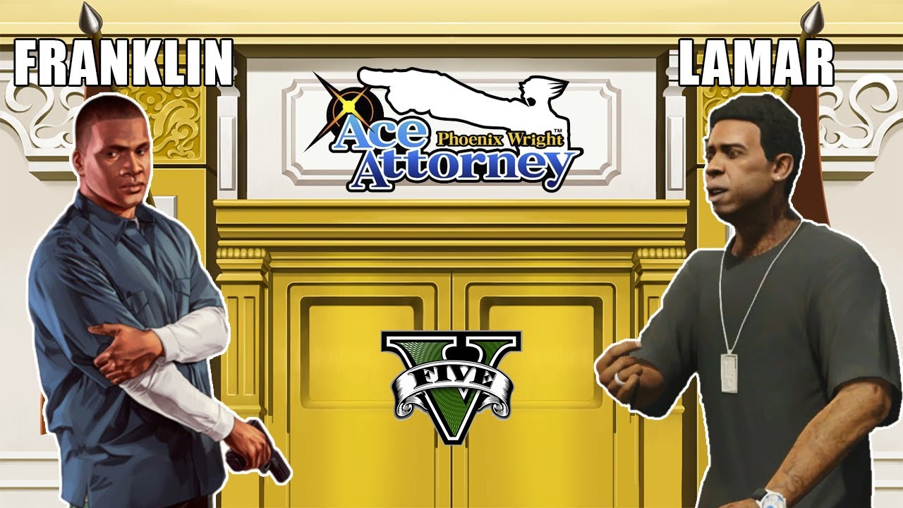 Lamar Roasts Franklin Ace Attorney Edition YouTube