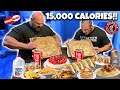 EATING MY OLD STRONGMAN DIET FOR A DAY | 15,000 CALORIES!