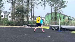 J.R. Lobinskys high jump attempt