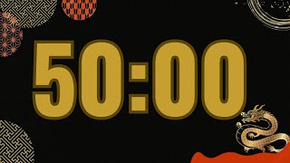 50 minute lunar new year timer (New year tones at end)